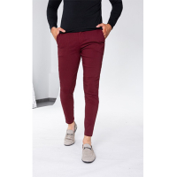 Camorra Chino Stretch Super Fit - BORDEAUX
